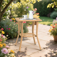 Table d'appoint de bistrot en rotin tressé pour patio, jardin, porche, balcon - Vente en gros