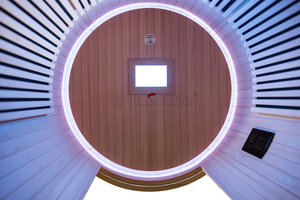 Salles portatives rondes de <span class=keywords><strong>sauna</strong></span> de vapeur de <span class=keywords><strong>sauna</strong></span> infrarouge lointain de 1 personne avec la musique - Product Image 5