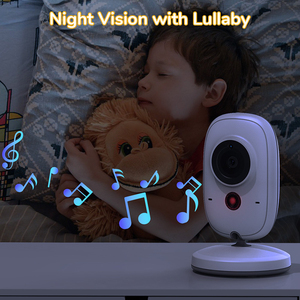 Écran LCD 3.2 pouces Vision nocturne infrarouge Nanny Babyphone Audio Baby Monitor - Product Image 4