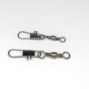 Tengfei Fishing Gear Swivel <b>Snap</b> Hook Stainless Steel Black Small Packaging 201012345678910121416 - Product Image 4