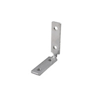 Support d'angle fixe en acier en forme de L à 90 degrés, connecteur en plaque de zinc, support pour panneau de bois, poignée de profil, armoires, cuisine, maison, bureau