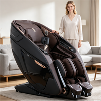 Fauteuil de massage spa et salon inclinable automatique à gravité zéro avec airbag intégral chauffant et commande vocale