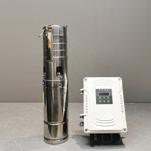 Bomba de agua solar de alto flujo, bomba de CC alimentada por energía solar, bomba de agua sumergible de pozo profundo - Product Image 2