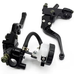 125-400CC 12.7毫米黑色通用7/8 "22毫米摩托车离合器制动总泵储液器杆套件储液器组 - Product Image 5
