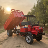 Camion benne diesel 4x4 robuste et neuf pour le transport agricole du bois, avec moteur fiable et essentiel à l'exploitation (conduite à gauche)
