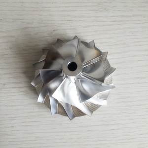 <span class=keywords><strong>S200</strong></span> 51.80/74.10mm 7 + 7 lames Turbo fraisage/aluminium 2618/roue de compresseur de billette pour 2008-2010 Powerstroke Composé Turbo - Product Image 1