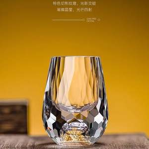 Vaso de chupito personalizado de 15 ml con base gruesa y boca pequeña, con detalles en lámina dorada, creativo, para tequila, licor, vodka, accesorios para fiestas y vino. - Product Image 2