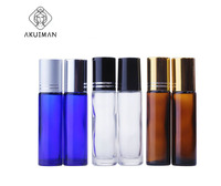 5ml 10ml Kundenspezifische Farbige Mattgrüne Rollerflasche mit Goldkappe