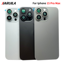 Verre arrière avec anneau magnétique préinstallé pour iPhone 16 15 14 Plus Pro Max, coque arrière, châssis, cadre, plaque métallique