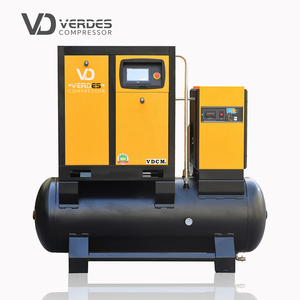 เครื่องอัดอากาศแบบสกรูโรตารี่ VERDES 300L 500L รุ่นเงียบ สำหรับอุตสาหกรรม 10HP 20HP 30HP 8 10 16 บาร์ พร้อมเครื่องทำลมแห้ง แบบพกพา ระบบหล่อลื่นอัตโนมัติ - Product Image 4