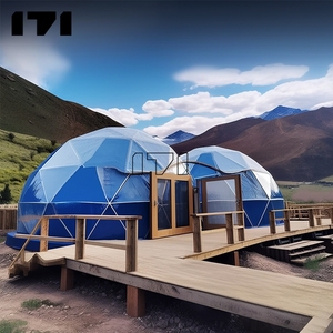 Kính mái vòm Lều <span class=keywords><strong>plexiglass</strong></span> để bán New bằng gỗ tổ ong nhà glamping khách sạn sang trọng với phòng tắm - Product Image 2