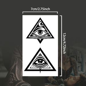 รอยสักชั่วคราว<span class=keywords><strong>ลาย</strong></span>ตาผู้รู้ทุกสิ่ง <span class=keywords><strong>ลาย</strong></span>โบราณลึกลับ กึ่งถาวร กันน้ำ ติดทนนาน 2 สัปดาห์ รอยสักสมุนไพรสำหรับแขน - Product Image 2