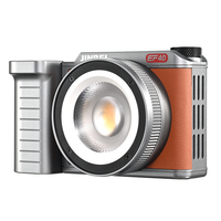 JINBEI EF40Bi-Lampe vidéo LED AC/DC bicolore 2700K-6500K en forme d'appareil photo pour la photographie et la prise de vue en extérieur