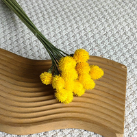 Bouquets de fleurs séchées naturelles élégants et écologiques, longue durée, fraise, paille de blé, Gomphrena Globosa, pour la maison, fête des mères