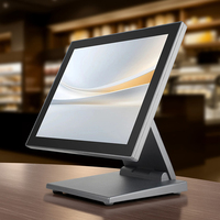 Système de caisse enregistreuse POS de haute qualité Canteen S600F avec processeur Intel N100, base pliable ultra-fine, écran tactile