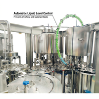 Chaîne de production de machines de remplissage de bouteilles clés en main intelligentes et automatiques pour usines d'eau minérale à grande échelle