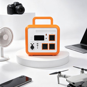 Système de stockage d'énergie compact 1200W, directement de l'usine, générateur solaire tout-en-un, station d'alimentation hybride portable pour les pannes de courant d'urgence - Product Image 1