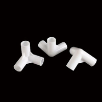 Raccord de tuyau en PVC lisse à 4 voies, coude droit, diamètre intérieur 12 mm, 60/90/120/45 degrés, adaptateur pour maison/armoire/tente, bricolage