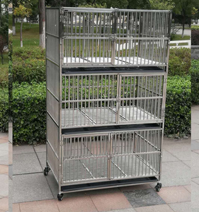 Lizedirler yeni paslanmaz çelik kafes, çok katmanlı anne ve çocuk evcil hayvan kafesi köpek kafesi - Product Image 1