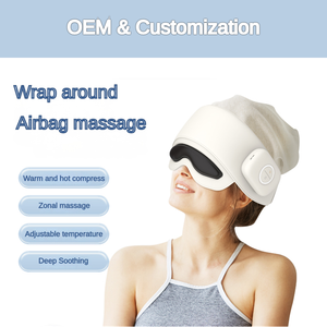 Precio de fábrica Masaje eléctrico para el dolor de cabeza Compresión de aire Diadema Masajeador Calefacción Terapia de cabeza Casco Eyebags Masajeador de cabeza - Product Image 2