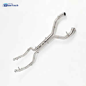Performance Professional Turbo Downpipe for Mercedes AMG SL63 R231 5.5L V8 M157 304 Stainless Steel <b>Mirror</b> Polished High Flow - Product Image 5