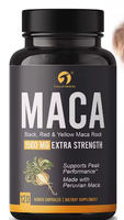 Vente en gros uniquement : Capsules d'extrait de Maca naturel personnalisables OEM, fournissant de l'énergie, compléments alimentaires à base de plantes de qualité alimentaire, MOQ 500 unités