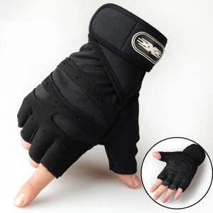1 par de guantes de gimnasio para levantamiento de pesas, guantes con muñequera para culturismo, entrenamiento deportivo, guantes para ciclismo - Product Image 2