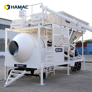 Centrale à béton mobile HAMAC 25m3/h, centrale à béton à tambour pour la construction commerciale - Product Image 5