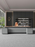 Escritorio Ejecutivo Serie Nake 2400x2000x760 NK-8008 Muebles de Oficina Modernos OEM/ODM, tamaño, color y logotipo personalizables