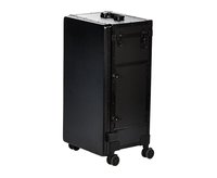 Mesas de Manicure Premium OBOX OEM/ODM, mesa para unhas preta e rosa para serviços de nail art e pedicure para uso em salão.