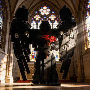 ตัวต่อเลโก้พลาสติกแบบพกพา รุ่น Black Devil ยอดนิยมขายดีข้ามประเทศ ของเล่นประกอบรูปดอกไม้สุดฮิต สำหรับเด็กอายุ 14 ปีขึ้นไป - Product Image 4