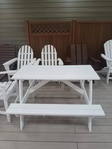 Table et chaises de jardin en HDPE Treeents TC01, mobilier d'extérieur - Product Image 3
