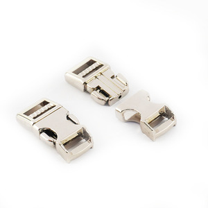 Hebilla de bloqueo automático de 10 mm de aleación de zinc plateada para bolsos, cinturones, mochilas, accesorios de ferretería resistentes al desgaste para mascotas - Product Image 1