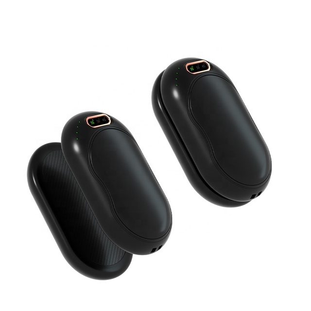 2024 New Arrival Custom LOGO Mini Heaters USB Hand Warmers 2 Pack Magnetic Electric Rechargeable Hand Warmer