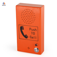 Téléphones à bouton-poussoir d'urgence audio, sans fil, GSM 4G, interphone SIP, boîte de station métallique pour ascenseur, parking, hôtel