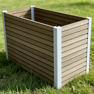 <span class=keywords><strong>Vente</strong></span> directe usine – Bac à <span class=keywords><strong>jardin</strong></span> surélevé/en terre en WPC, matériau composite bois-plastique pour aménagement extérieur - Product Image 1