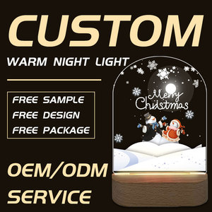 Veilleuse LED créative avec <span class=keywords><strong>photo</strong></span> personnalisée <span class=keywords><strong>effet</strong></span> d'illusion de lampara d'anime en acrylique Décoration de chambre d'enfant Promotion de Noël pour table de mariage - Product Image 3