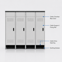 Panel Eléctrico Retráctil de Bajo Voltaje MNS, 400V 1600A, Diseño Personalizado para Plantas de Manufactura, IEC 61439 IP54