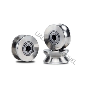 Structure cylindrique à une rangée de roulement à rouleaux de convoyeur de <span class=keywords><strong>rail</strong></span> de la rainure en H de l'acier inoxydable 304 <span class=keywords><strong>pour</strong></span> des applications de machines - Product Image 3