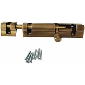 4-Inch Aluminium Tower <b>Bolt</b> Sliding Latch Lock with Screw for Door <b>Security</b> and Home Protection - Product Image 3