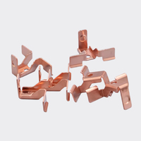 Composants de commutation fabriqués de qualité supérieure, contacts électriques en laiton pour tôles, placage nickel/or 0,1-0,8 mm