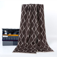Écharpes chaudes en maille jacquard mélangée laine pour homme et femme, automne et hiver, vente en gros, personnalisables haut de gamme