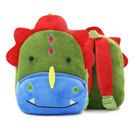 Sac à dos en peluche animaux de dessin animé en gros, mini sac d'école unisexe pour enfants en coton PP, cadeau quotidien