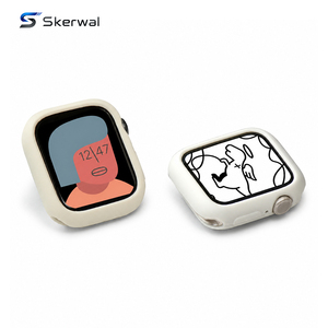 Funda Protectora de TPU Suave Compatible con <span class=keywords><strong>Apple</strong></span> <span class=keywords><strong>Watch</strong></span> Series 11 10 9 8 7 SE 6 5, Delgada, Antigolpes, con Borde Protector, para Reloj Inteligente - Product Image 1
