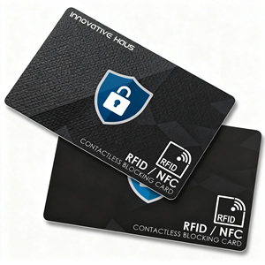 <span class=keywords><strong>RFID</strong></span> chặn NFC không thấm nước thời tiết chống trộm không tiếp xúc PVC thẻ tín dụng chặn để kiểm soát truy cập ISO chứng nhận - Product Image 1