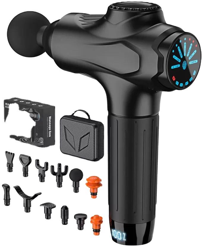 Custom 30 Speed Massager Lcd Screen Mini Vibrator Gun Fascia Booster Deep  Tissue Percussion Vibration Muscle Digital Massage Gun| Alibaba.com