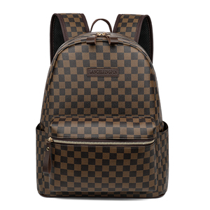 Mochila clásica a cuadros para hombre y mujer, mochila informal para la escuela, el trabajo, el día a día, resistente al agua - Product Image 2