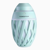 Portable lumière LED Mini 300ml H20 humidificateur de pulvérisation arôme diffuseur d'huile essentielle USB Air maison brume fraîche humidificateur à ultrasons