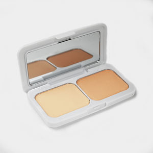 Palette de poudre pressée compacte imperméable mate de contour de lumière de PIXY 2 couleurs avec la bouffée - Product Image 4
