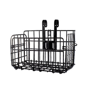 <b>Bicycle</b> Basket Metal <b>Frame</b> Mount Durable Front And Rear Hanging Type - Product Image 1